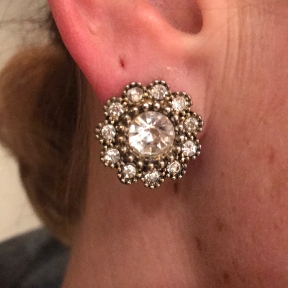 5/$10 Faux Diamond Earrings - Picture 2 of 2